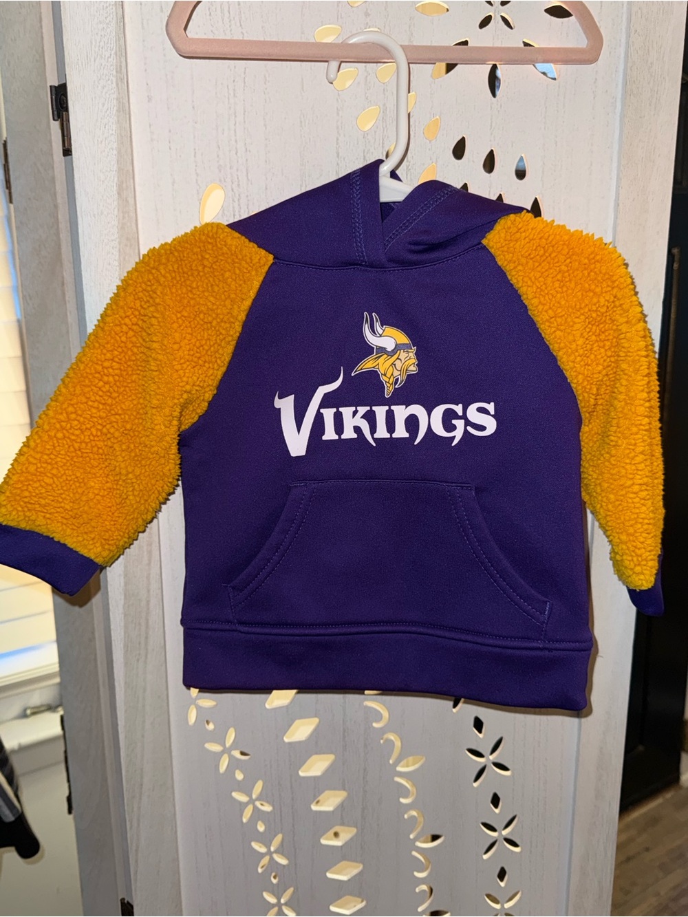 NFL Purple & Gold Kids Vikings Hoodie
